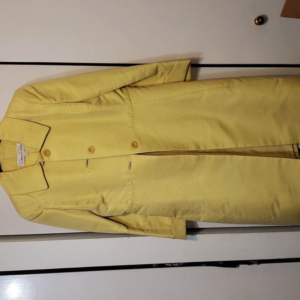 Oscar de la Renta coat suit size 8